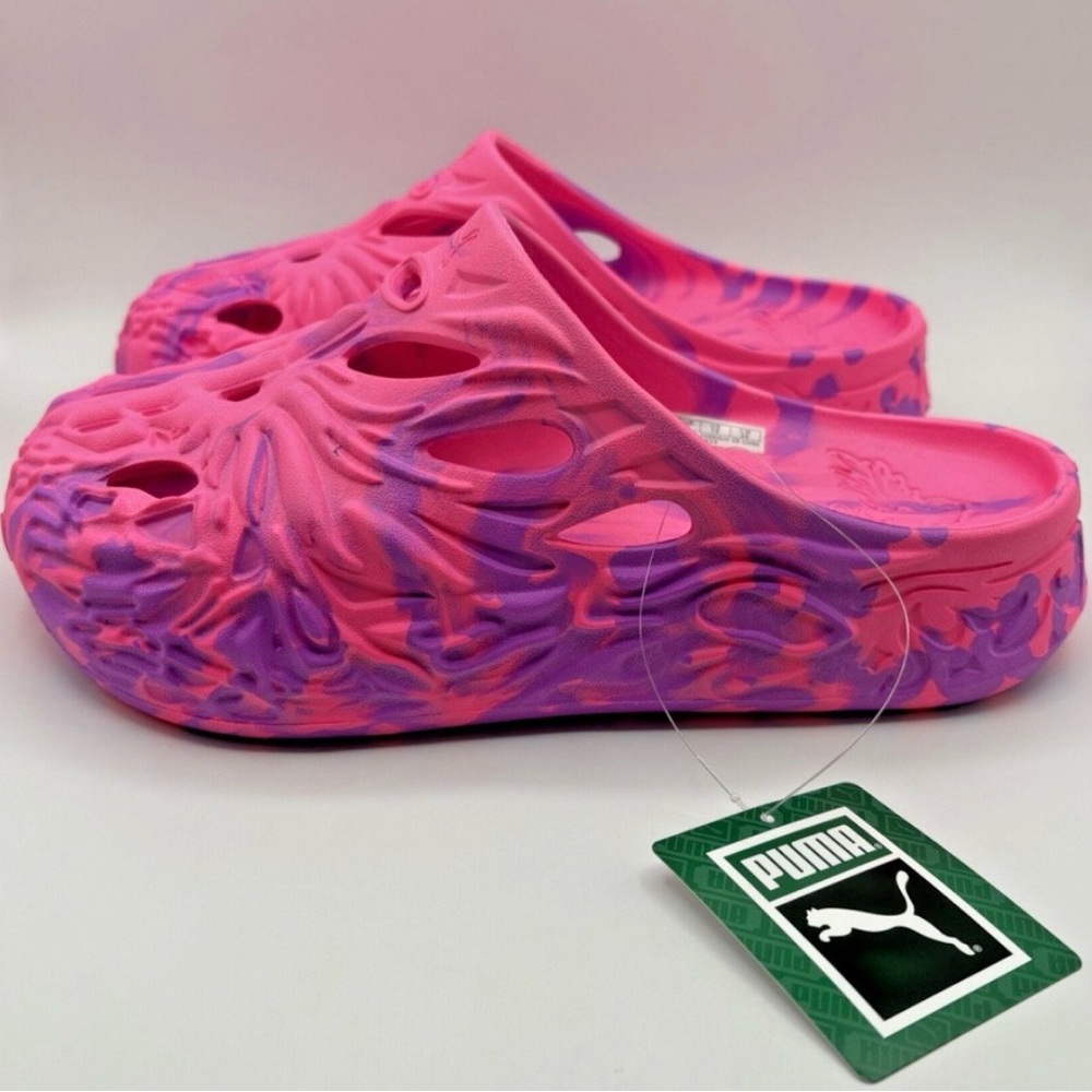 Puma LaMelo Ball MB.04 Slides Mens Sizes Sun Struck Pure Magenta New! Rare